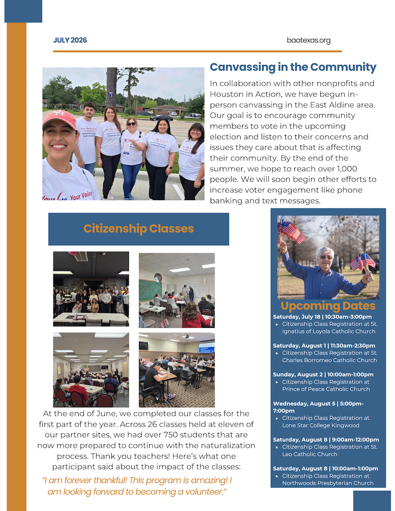 BAA newsletter page 2